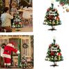 Tabletop Artificial Christmas Tree Set Small Mini Christmas Tree Set with Lights