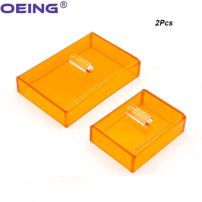 Dental Resin Shading Box Plastic Shade Cover Oral Light-Proof Aesthetic Protective Cover Dentistry Storage Case Dentist Tools