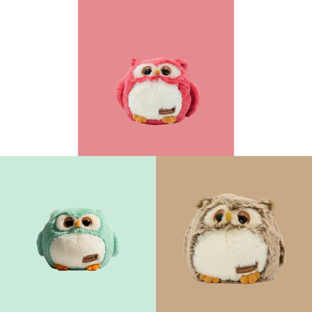 Animal Plush Owl Toy With Pp Cotton Filling For Kids And Teens Gift