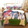 New 3d Print Anime Waiting in the Summer Bedding Set Single Twin Full Queen King Size Bed Set Adult Kid Bedroom Duvet cover Sets