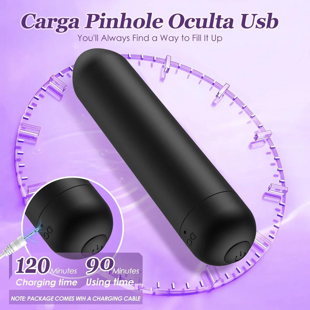 Bullet Vibrator Sex Toys for Women Powerful Mini Bullet Vibrator 10 Mode Clit Vaginal Stimulator USB Charge Erotic Adult Sex Toy