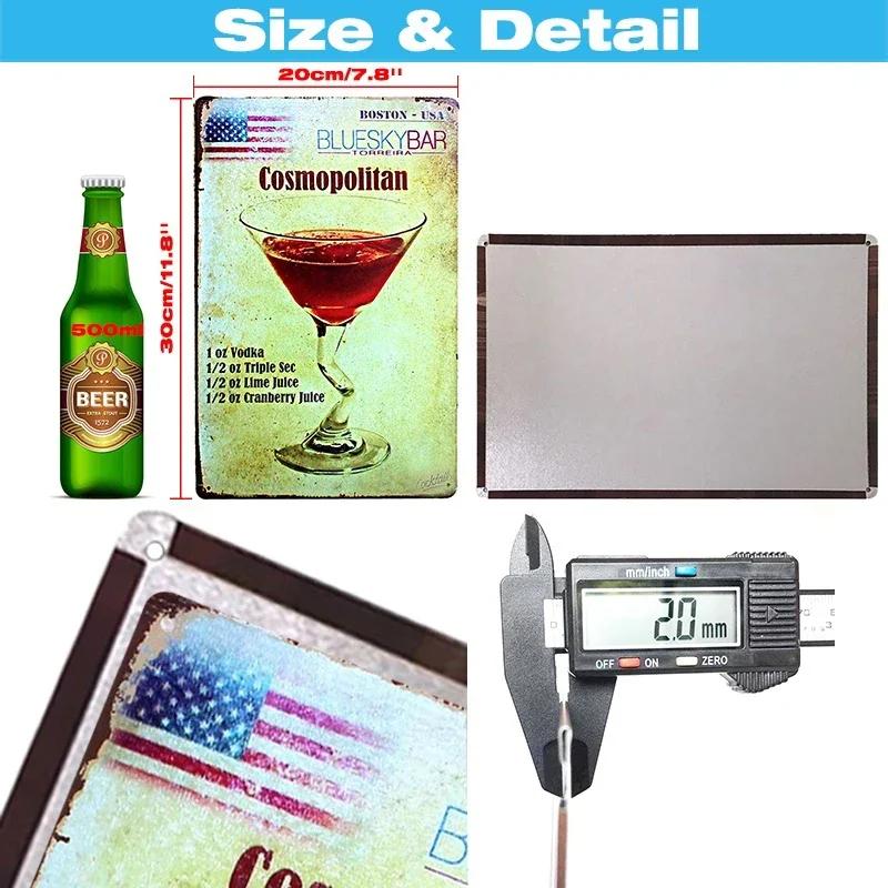 Vintage Metal Tin Sign  Retro Cafe  Garden Wall Art Home Decor Plaque for Room Farmhouse Painting Gift Perfect for Wall Mural  D