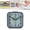 Stylish Silent Alarm Clock Home Bedside Table Clock Children's Study Room Clock Pearl