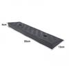 PE-Kantenstein für Rampe 19,68x5,11x1,57 Zoll Rutschfester Türschwellen für Rollstuhl