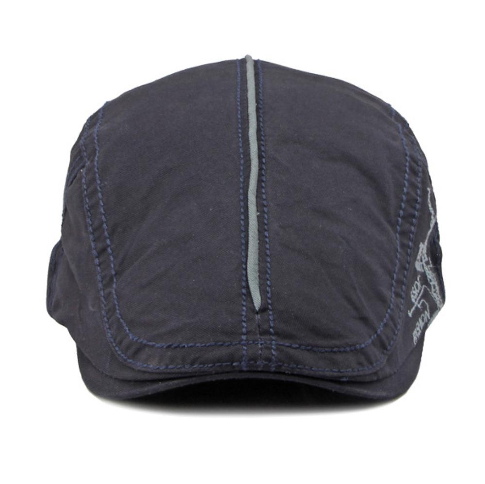 HT4634 Berets Spring Summer Autumn Men Women Cap Artist Painter Beret Hat Male Female Adjustable Ivy Flat Cap Cotton Beret Cap