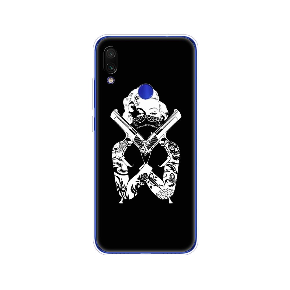 For xiaomi Redmi Note 7 Case Silicone Painting Soft TPU For xiaomi Redmi Note 7 Case 6.3 inch Fundas Coque Redmi NOTE 7 PRO Case