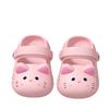 EVA Cat-themed Children's Summer Sandals, Parent-child Matching Clogs, Non-slip Soft-soled Cartoon Shoes for Baby Girls