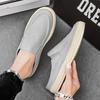 Men's Slippers Summer New Breathable Casual Shoes Outdoor Lightweight Non Slip Slippers Fashionable Canvas Half Slippers