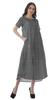 Moomaya Printed Sun Dresses Women Short Sleeve Cotton Flex Party Dress