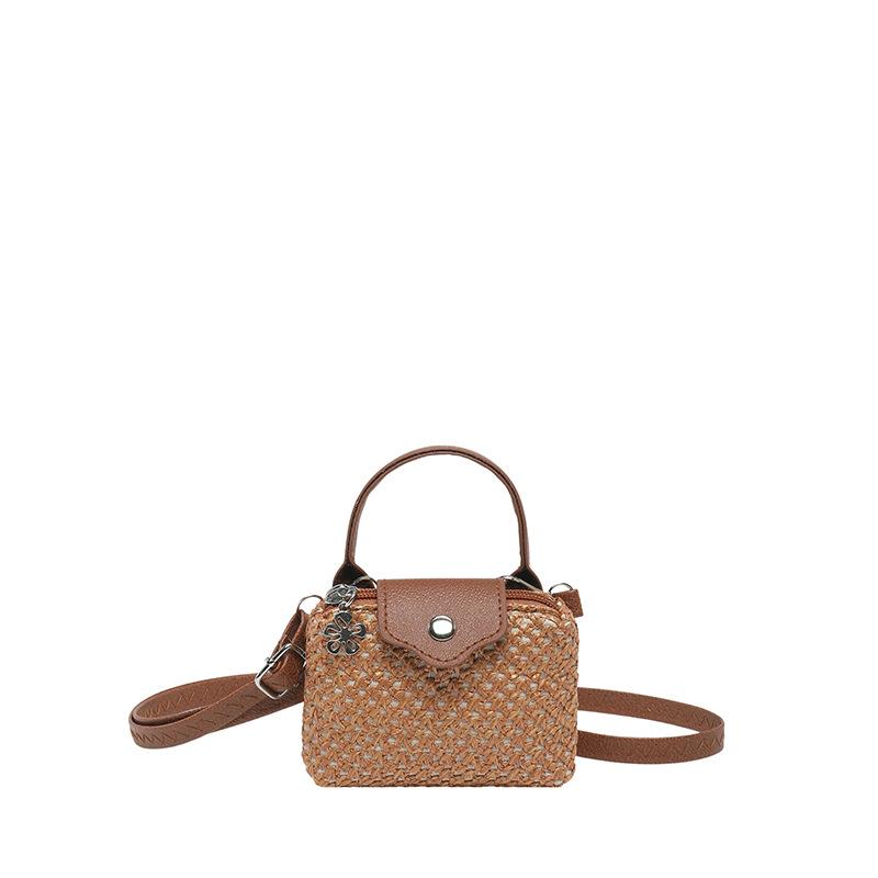 

Women s bag fashion work commuter bag summer trend simple casual shoulder bag simple fashion messenger small square bag women коричневий