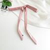 Luxury Skinny Narrow Short Woman's Silk Scarf Hairband Hair Strip Silk Ribbon Small Bag Handle Ribbon Scarves Kerchief Lady Tie