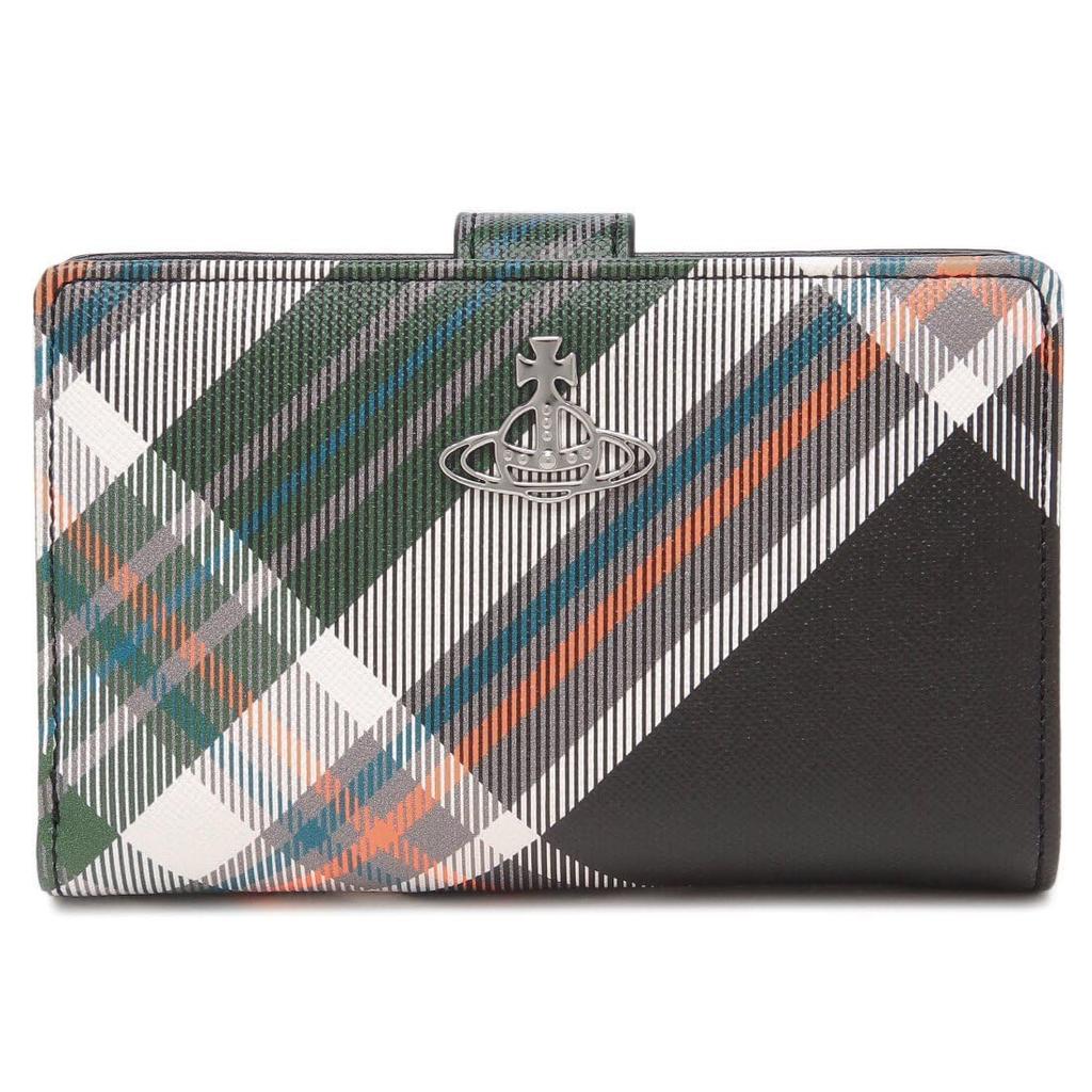 Vivienne Westwood Women's Derby Bifold Wallet in Green and Multicolor (Product Code: 51080028 S0012 O102)