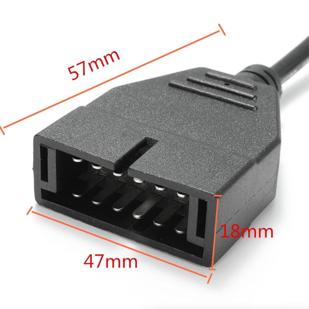 12 Pin OBD1 til 16 Pin OBD2 Converter Adapter Kabel for GM Diagnostic Scanner
