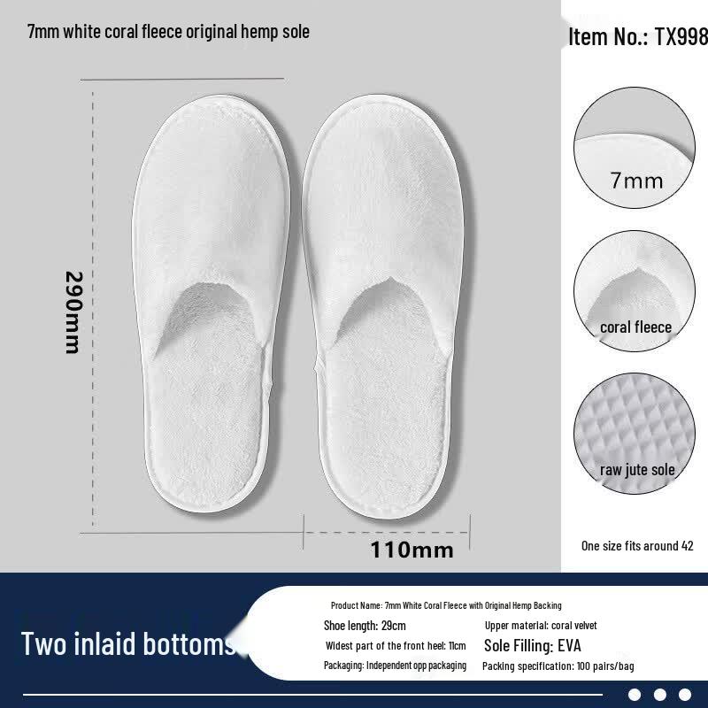 Yipan Disposable Hotel & Travel Slippers