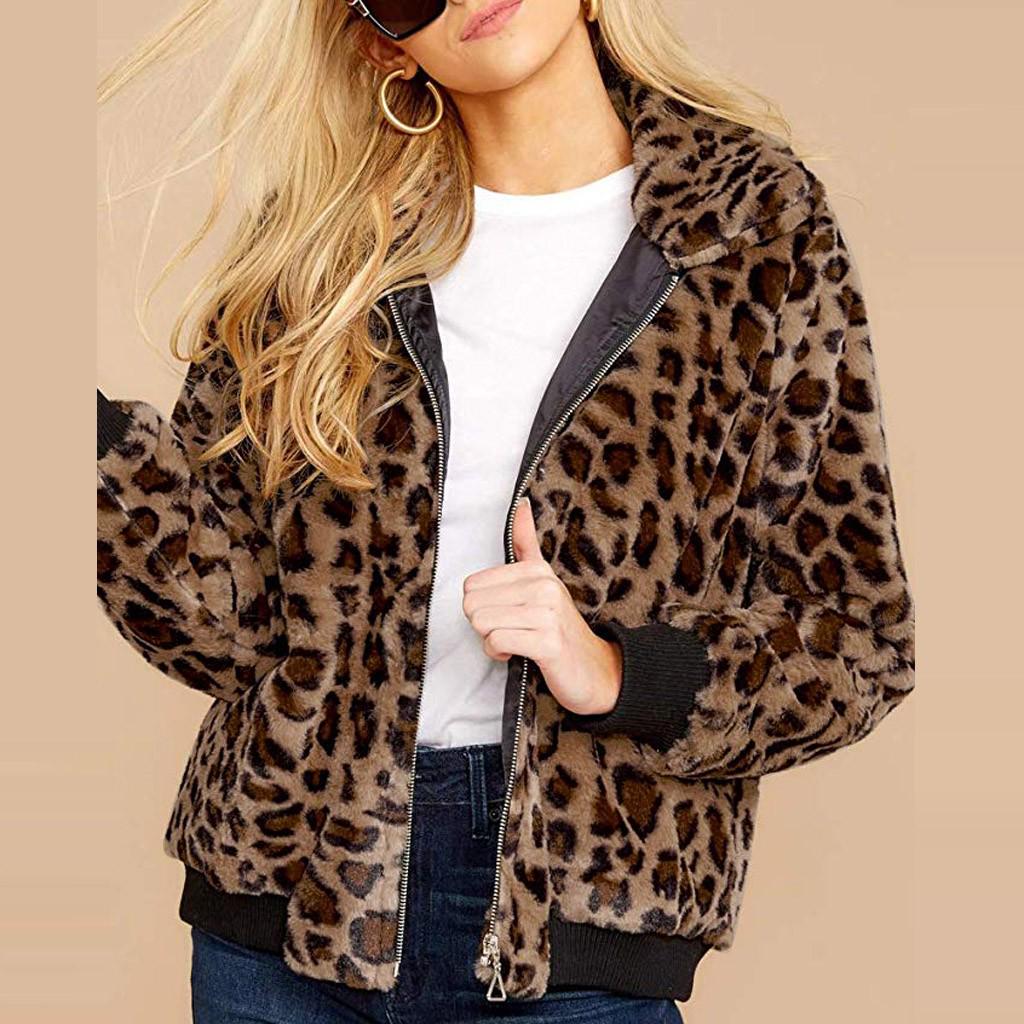 fuzzy cheetah jacket