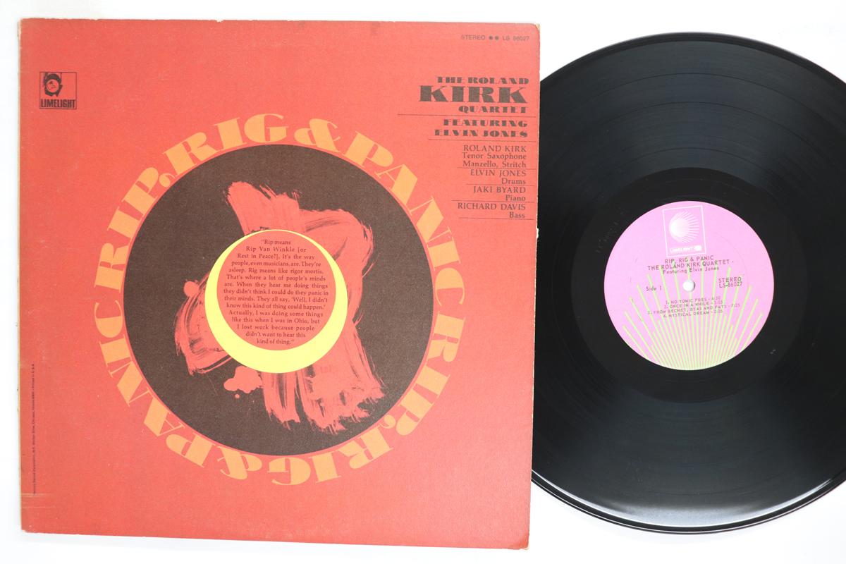 

LP Record ROLAND KIRK ELVIN JONES Rip Rig Panic LS86027 LIMELIGHT 1970 US Jazz Used