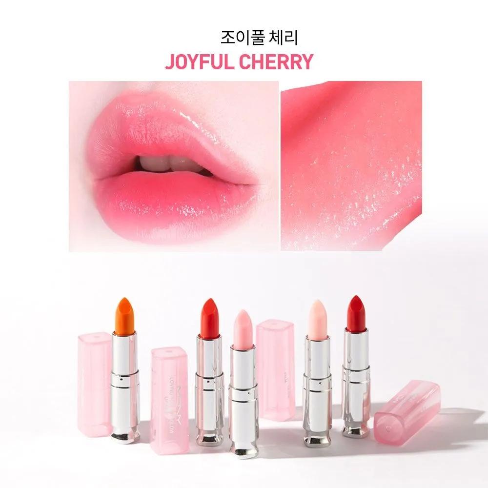 [1+1] Loving You Tint Lip Gloss / Moisturizing Color Lip Balm Coral Pink Moisturizing Gloss 7 Colors 3.5g
