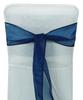 Darling Souvenir Pack Of 25 Organza Chair Sashes Bow Sash For Wedding & Events Supplies Party Decoration Chair Cover Sash - Colors