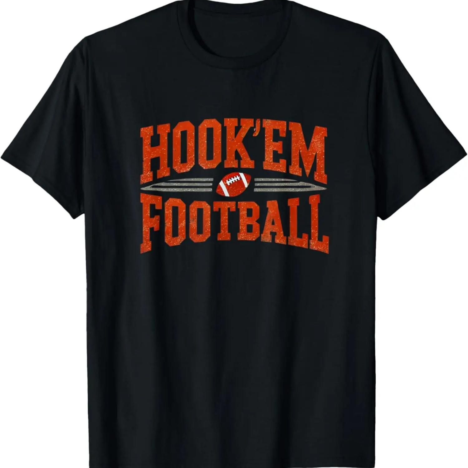 

Hook em Football Is The Pride of Texas T-Shirt S чёрный