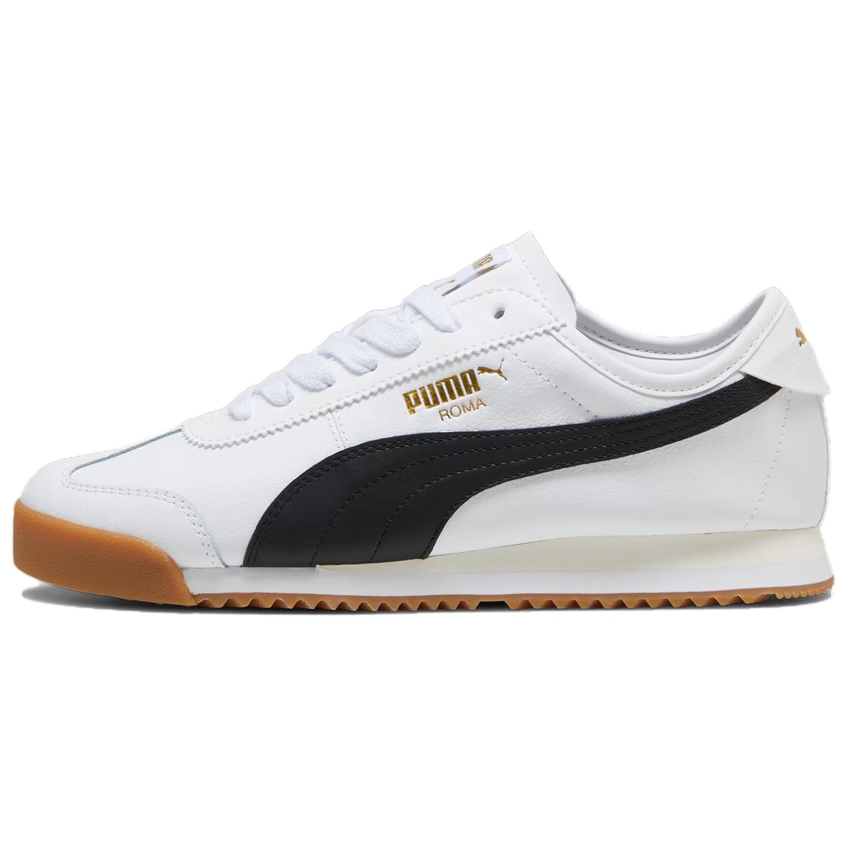 

Puma Roma 68 Revival Повседневные низкие кроссовки Мужские кроссовки Белый Черный 398634-08 42.5