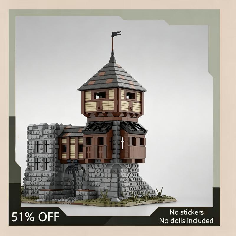 7126PCS Medieval Castle MOC Custom Building Blocks Model DIY Creative Architecture Assembly Toy Collectible Display Gift No people No sticke