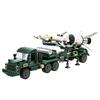 Wange Military Armored Anti-aircraft Missile Transport Vehicle Model Building Block Toy Set Compatible with Bricks Children's Birthday Gift No.4512