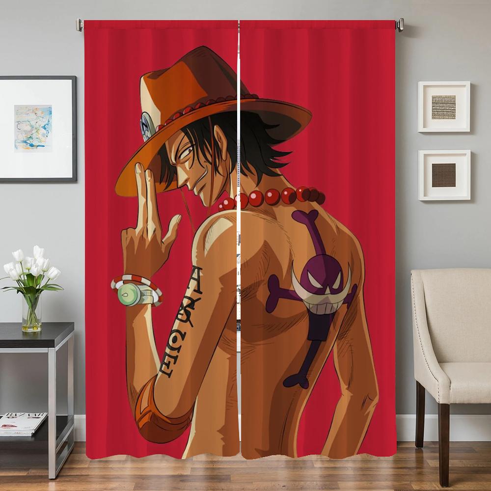 Window Kitchen Curtains for Living Room 2 Pieces Blackout Curtains Door Curtain O-one P-piece Partition Bedroom Decoration Shade