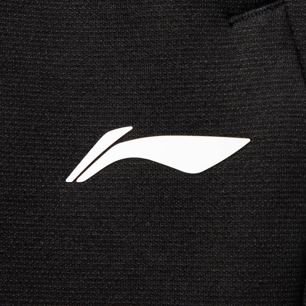 Li-Ning Comfortable Simple Versatile Mid-Rise Tapered Knit Sports Pants Men Bottoms Black AKLV331-5
