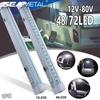 SEAMETAL Auto Innenraum Leselicht 48/72 LED Weiß Streifenlichter Leiste 12V-80V Van LKW Wohnwagen Wohnmobil 1 Stk.