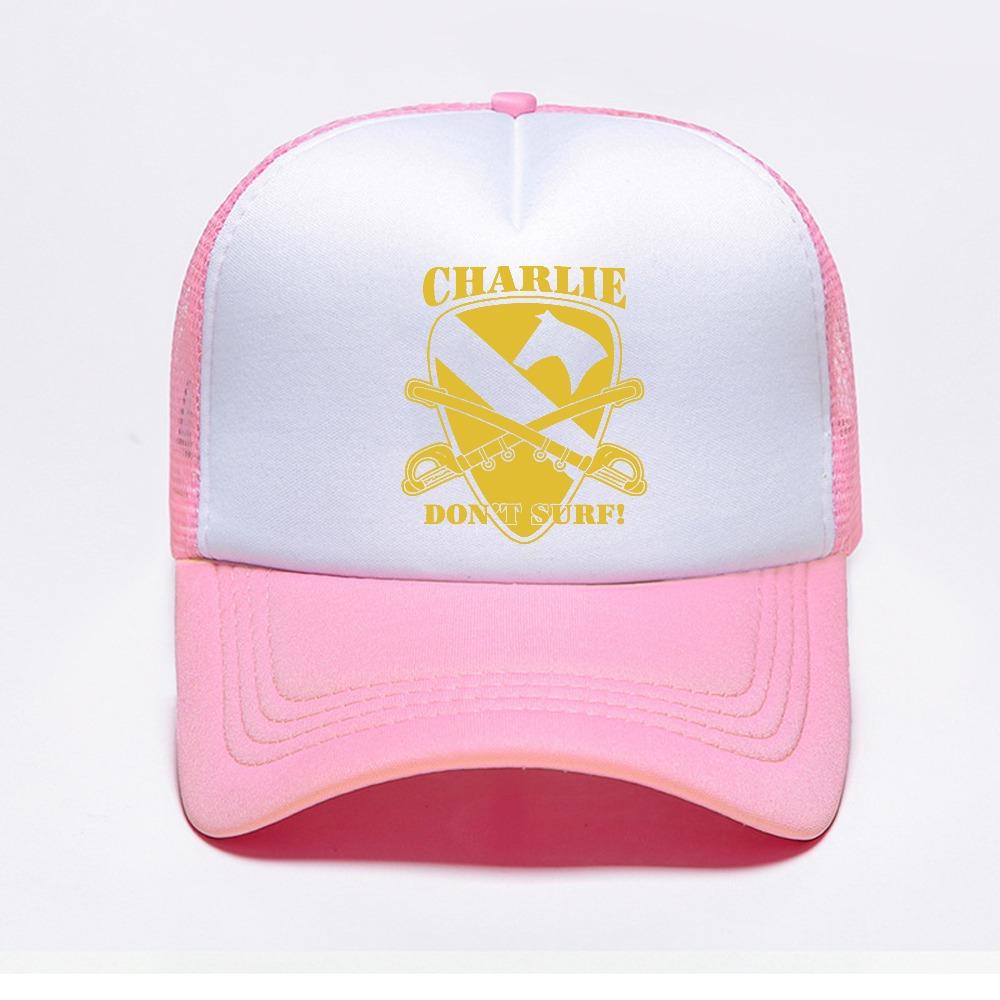 Charlie Dont Surf Air Cavalry Apocalypse Now Robert Duvall Vietnam Baseball Cap Retro Trucker Hat Unisex Adjustable Visor Hat