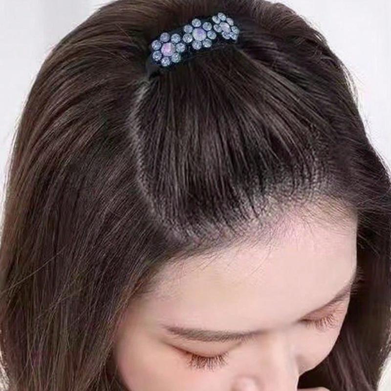 1pcs Fluffy Bangs Volume Booster Pad Clip, Invisible Seamless 5-Tooth Hair Comb Top Hairline Anti-Flattening Root Clip - An Excellent Hair Styling