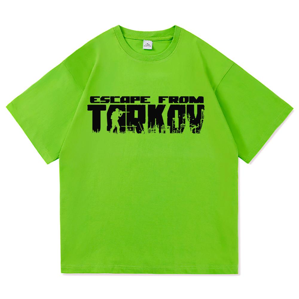 2025 Hot Game Escape From Tarkov TShirt Fashion Menwomen Clothing Harajuku High Quality Tops Cotton TShirts Vintage Male Tees