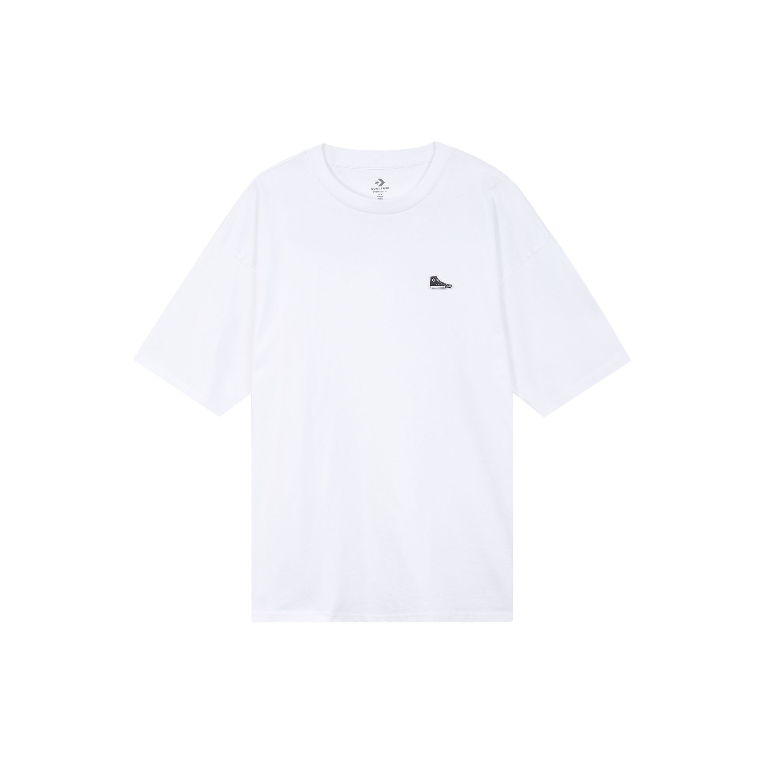 

Converse SS22 Классическая футболка с коротким рукавом с принтом Чака Мужские топы Белые 10020931-A01