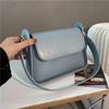 Small bag women's new trendy fashion shoulder handbag simple wide shoulder strap small square bag