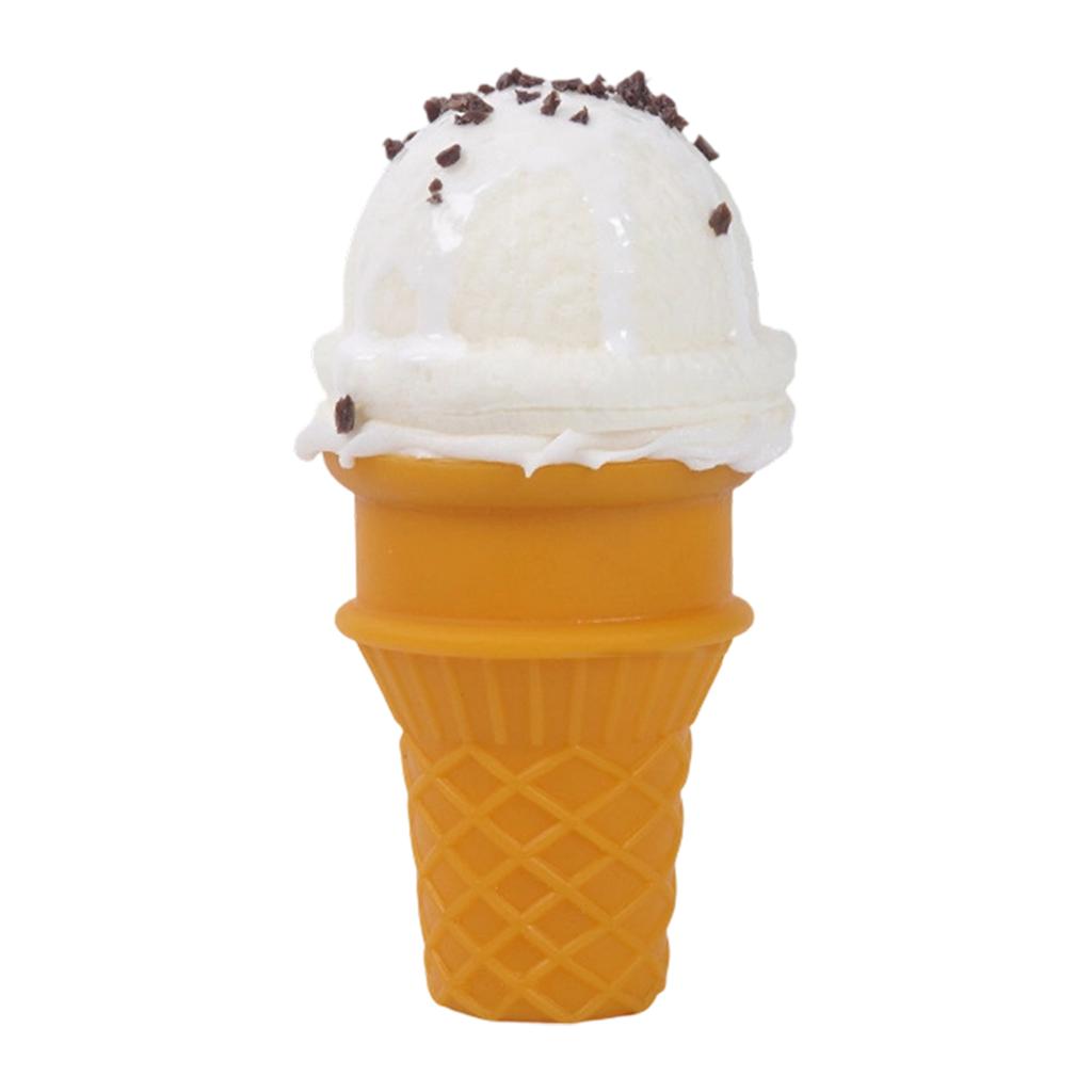 A Realistic Ice Cream , Simulating A Dessert, With A Soft, Squeezeable Design, Suitable For Decoration And Model Kitchens.