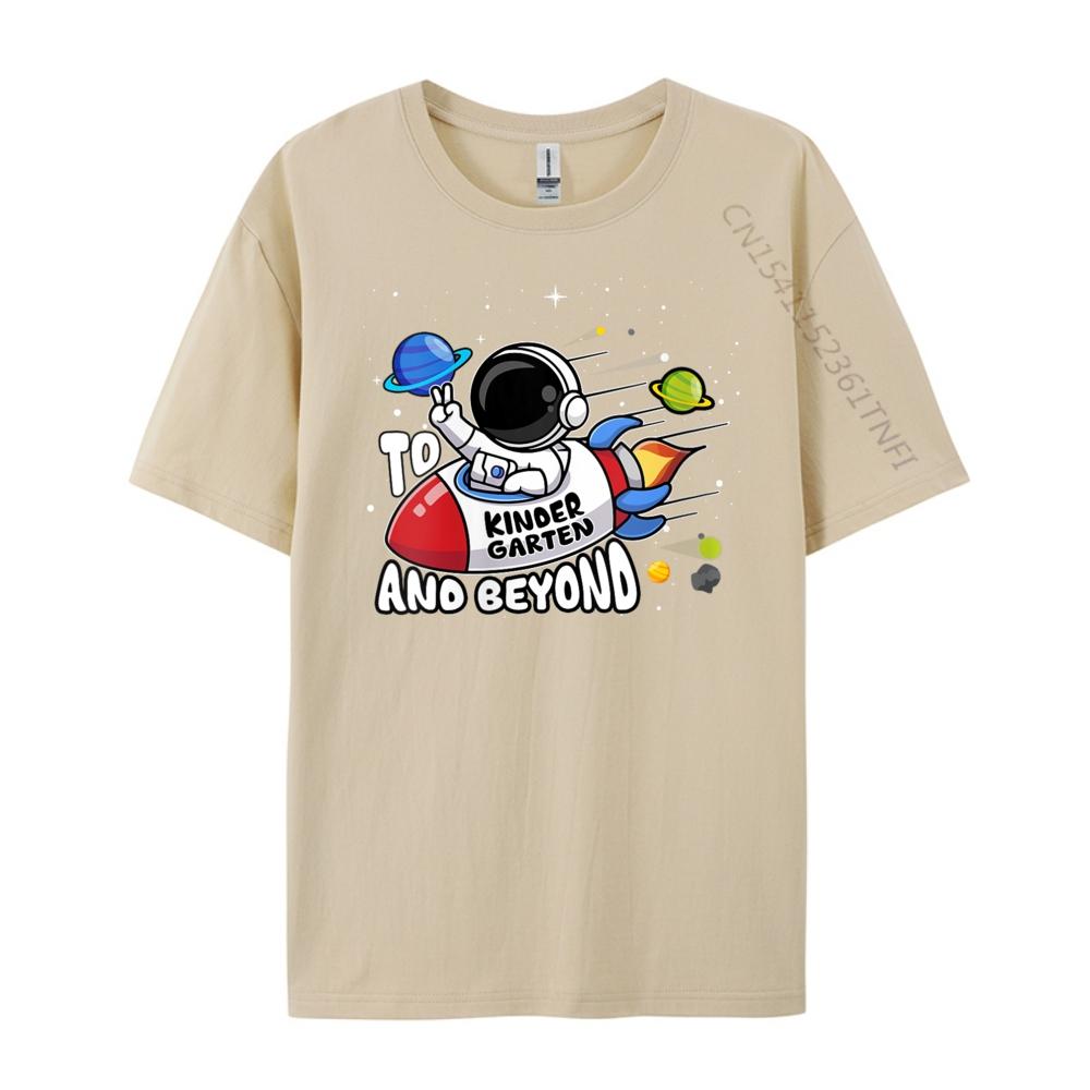 Womens To Kindergarten And Beyond Astronaut Back To School Boy Wholesale Tshirts 100 Pcs Tee Shirt Unisex