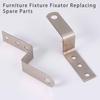 Home Drawer Corner Connector Replacement Portable Metal Z-shaped Connectors Furniture Upgrade Fixing Accessories