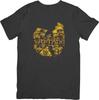 WU-TAN CLAN Musikk Unisex Passform for Menn & Kvinner Kvalitets Bomulls T-skjorte Svart