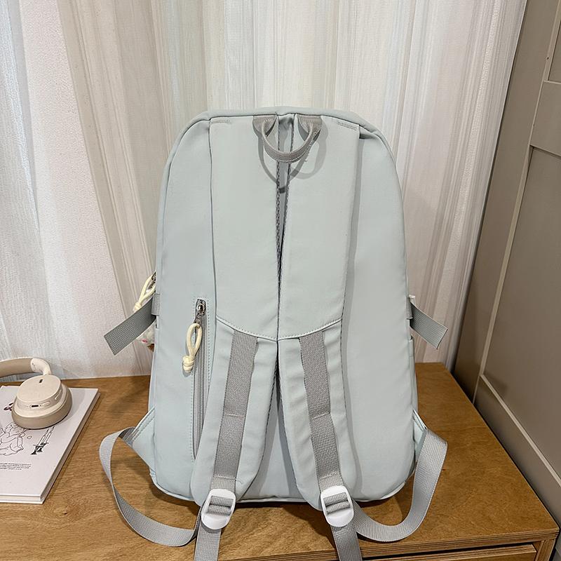 Farbblock Studenten Schultasche Damen Rucksack mit großer Kapazität