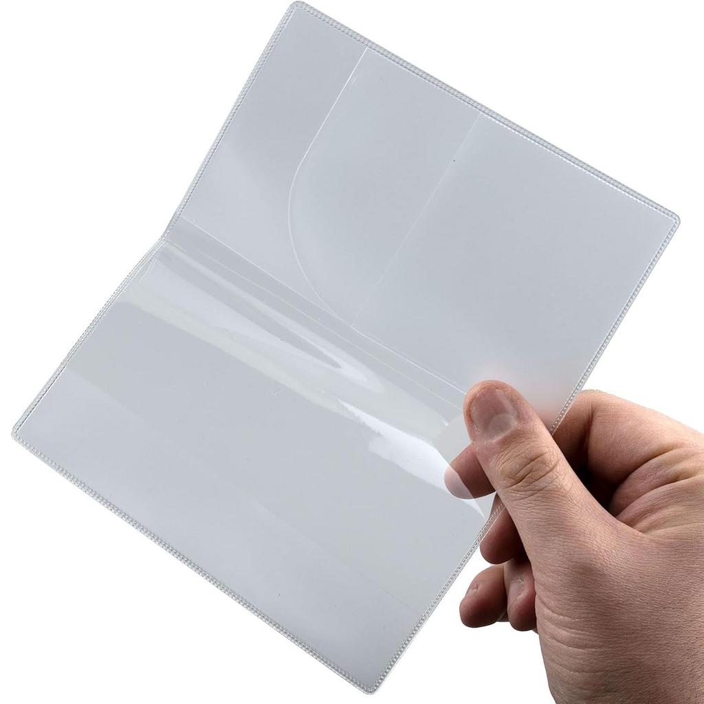 Passport Transparent Passport Protective Set of Thin Protective Passport Portable and Convenient Cover, Cover, 6, Vinyl, Waterproof, Dustproof,