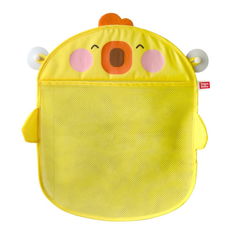 Mesh Bath Toy Storage Organizer with 2 Suction Cups Hanging Mesh Bathtub Toy Holder Bath Toy Storage Bag for Kids and Baby