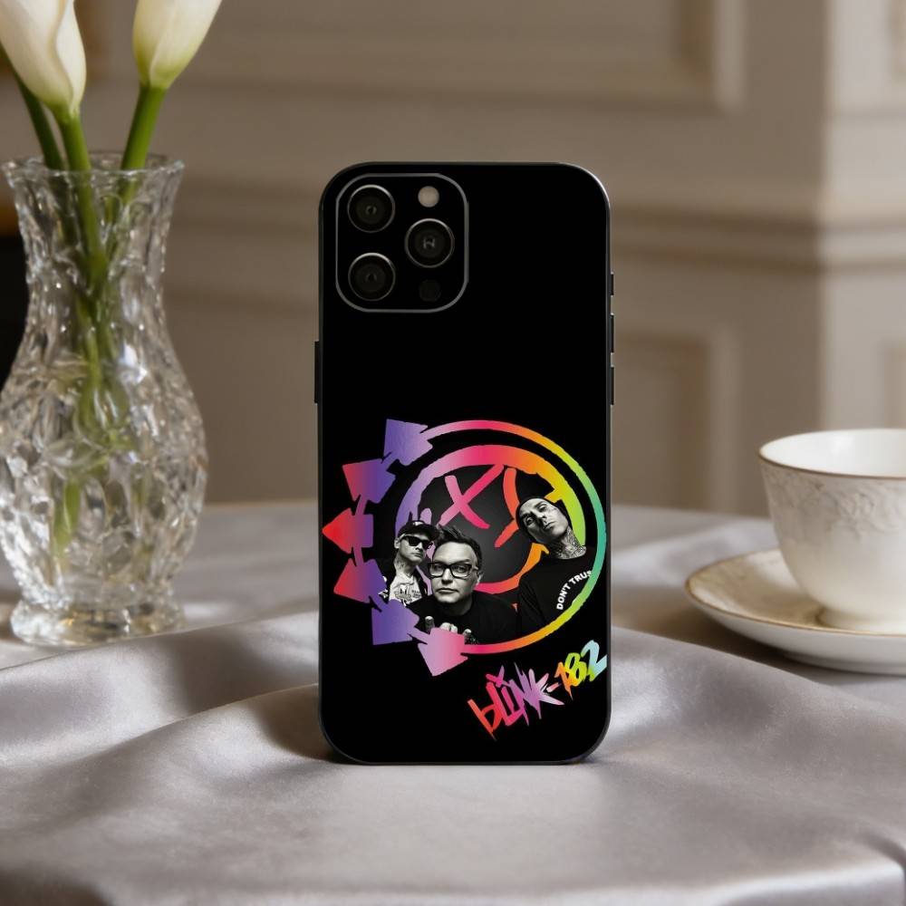 

Punk B-Blink-182 Band Phone Case Silicone Soft For IPhone 17pro 16 15 14 13 12 11 X XR Plus Pro Max Plus iPhone16e