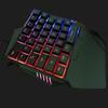 USB Wired One Handed Gaming Keyboard 35 Keys Ergonomic Keyboard  Professional Work
