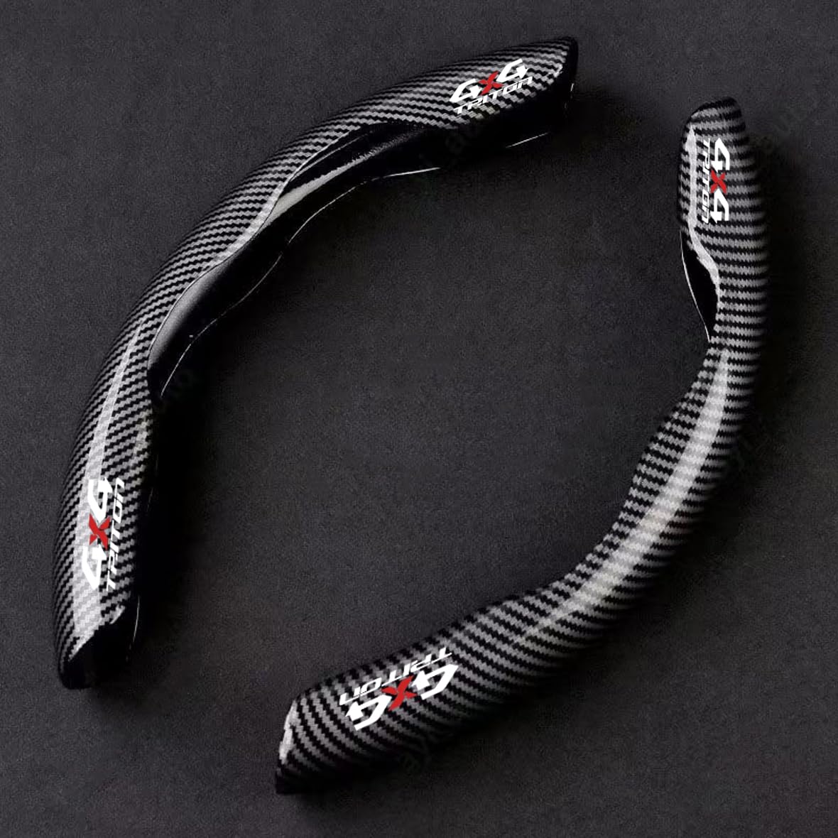 

Boerke Carbon Fiber Steering Wheel Cover for Triton KB and LC Series Universal Fit for Kei and Standard Custom Interior Carbon Round and Suitable for