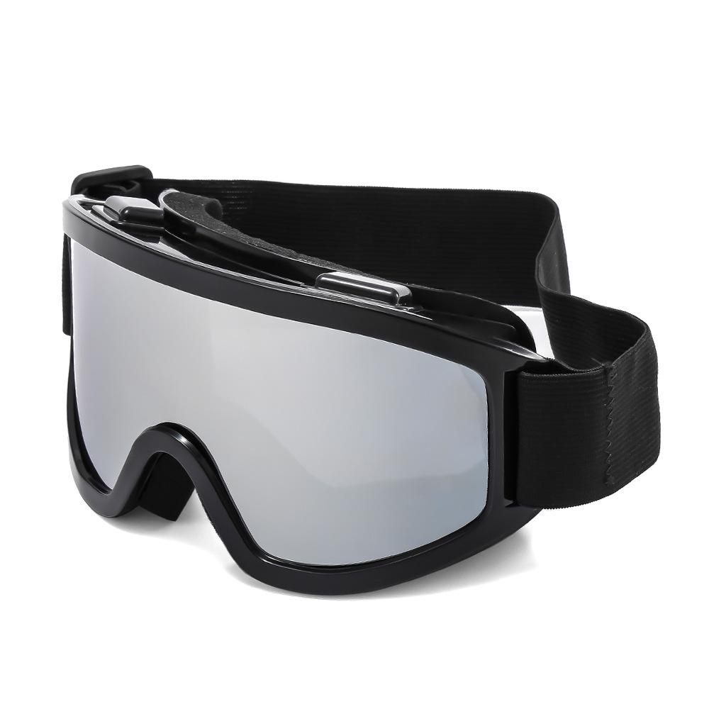 Cross-border Fashion Anti-fog Ski Goggles: Large Frame, Wind & Sand Proof, Colorful Protective Sports Glasses