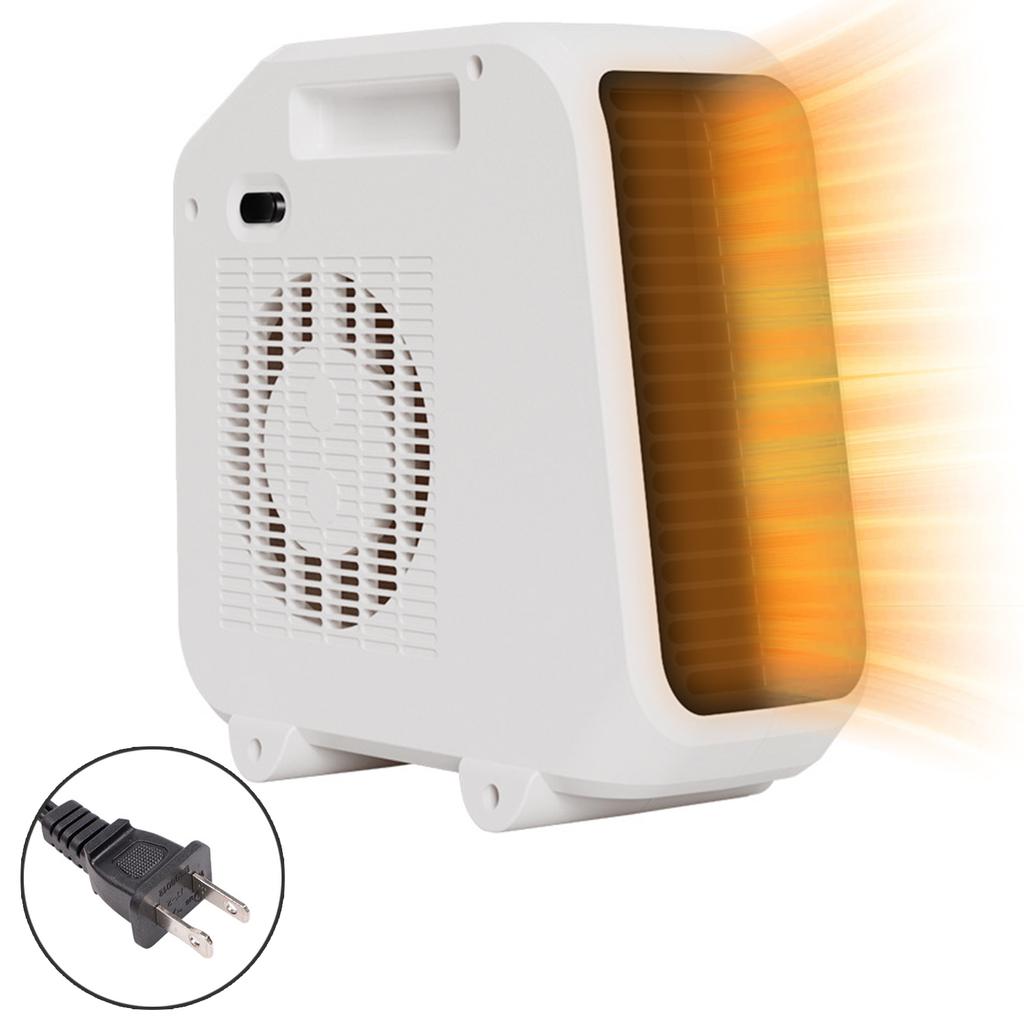 1800w Portable Fan Heater Silent Overheat Protective Electric Heater For Bedroom Living Room Office