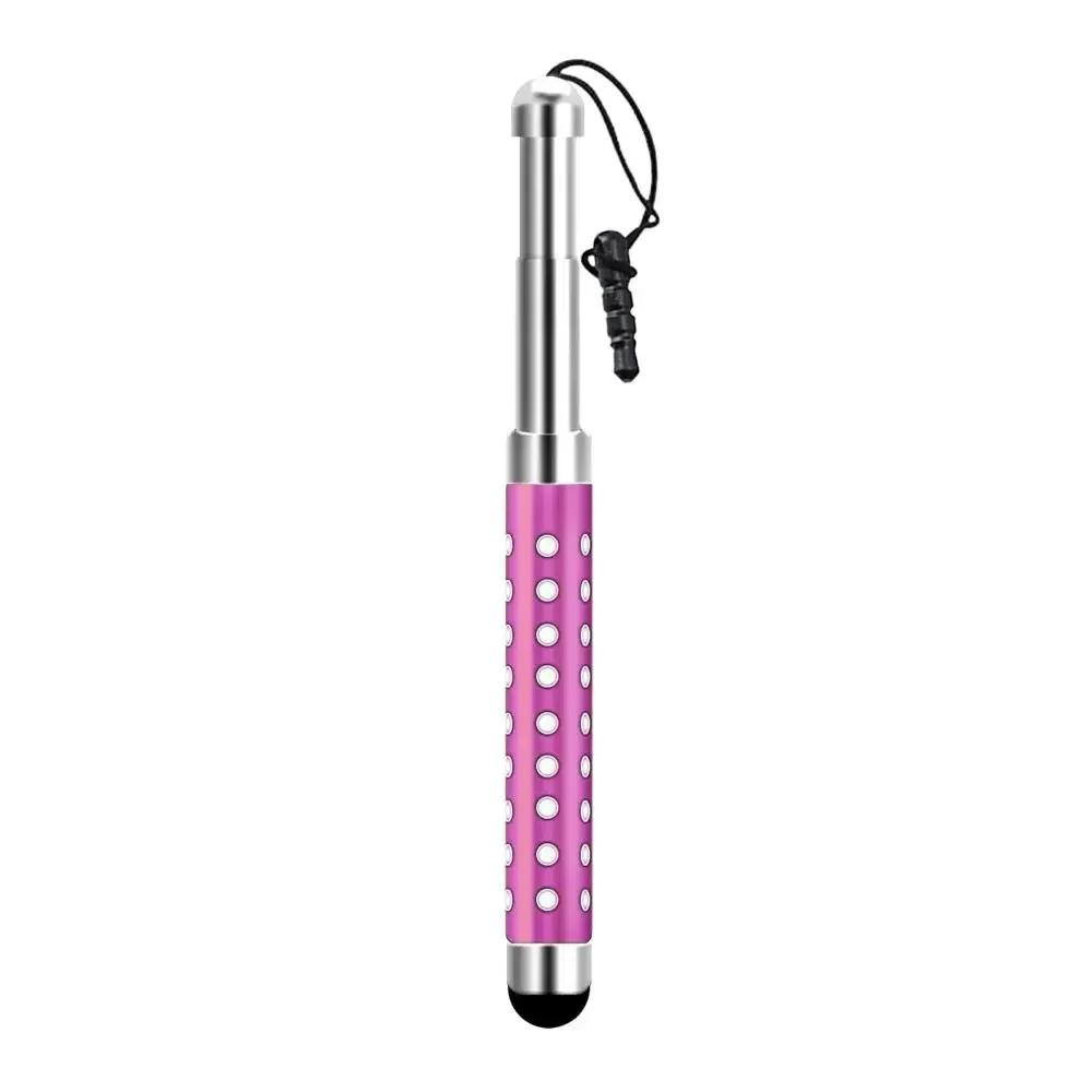 1 pz Mini Penna Stilo Capacitiva Universale Portatile Multifunzione Estensibile per Cellulari Tablet PC per iPad