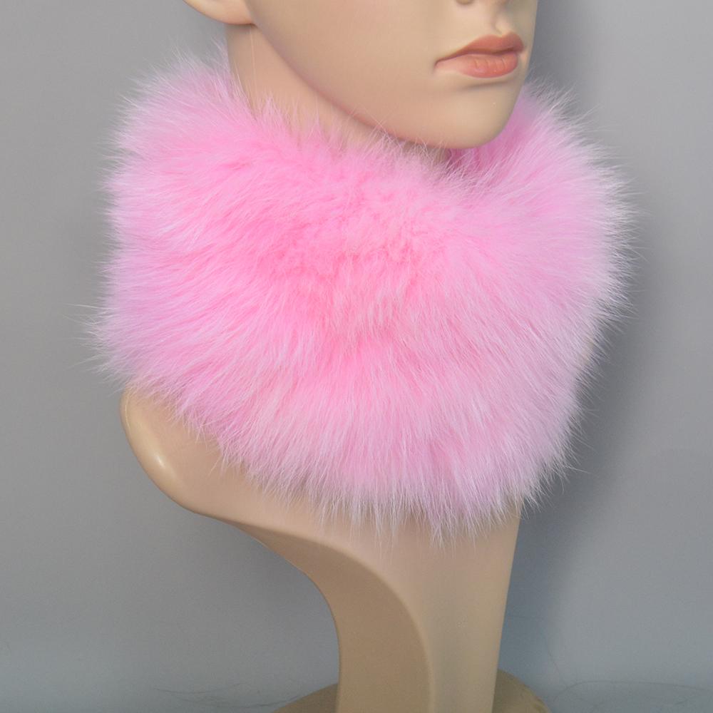 Real Fox Fur Scarf Fur Headband Women Winter Ring Fox Fur Scarves Luxury Neck Warmer Good Elastic 100% Natural Fur Mufflers