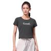 CAMEL Women's Cotton-Feel Quick-Dry Short Sleeve T-Shirt