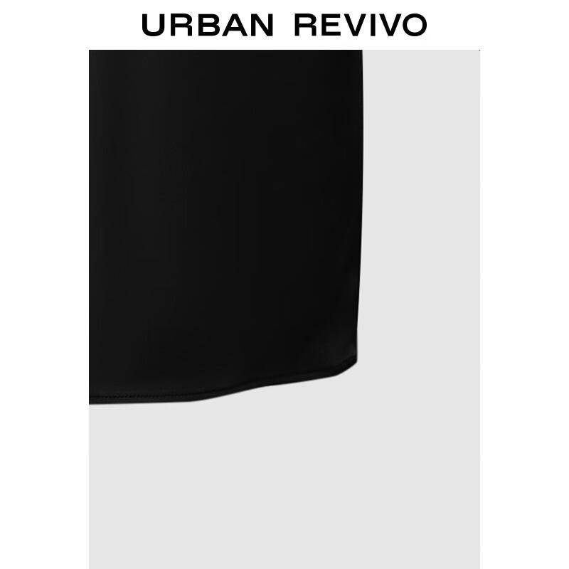 UR Modern Urban Pleated Waist Long Sleeve Dress